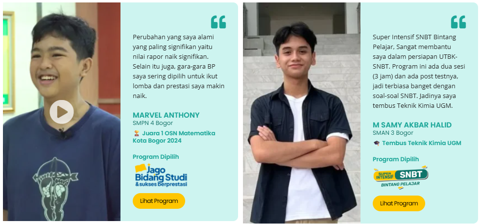 BIMBINGAN BELAJAR BINTANG PELAJAR DI CIBUBUR MENINGKATKAN NILAI DAN MENUMBUHKAN KARAKTER ANAK SEJAK DINI