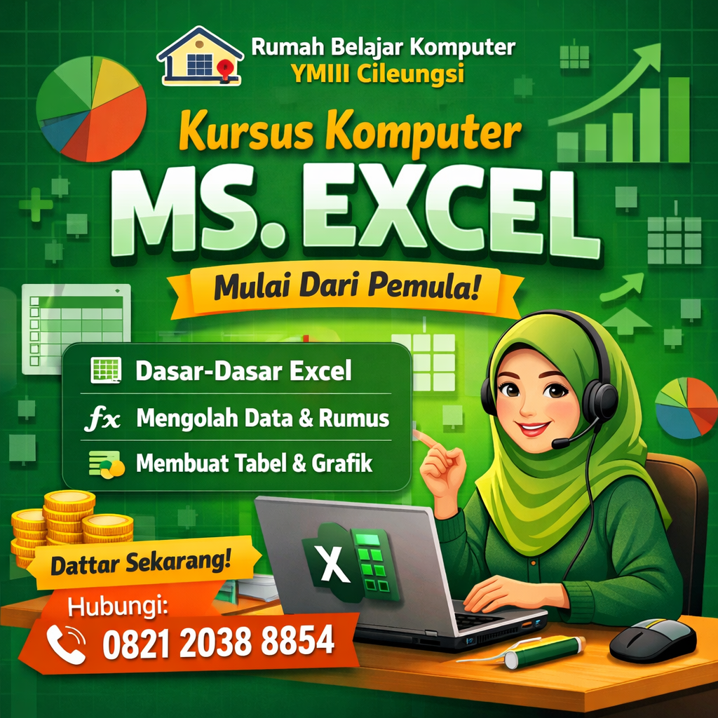 Kursus Ms. Excel di cileungsi