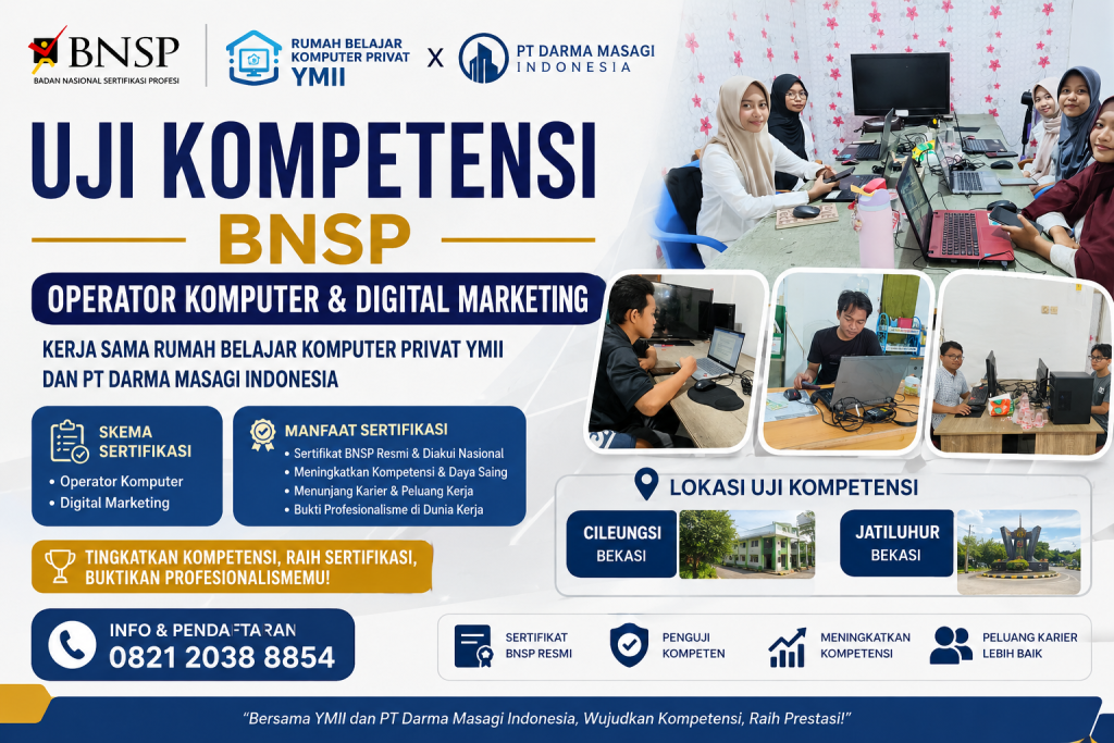 uji kompetensi BNSP digital marketing